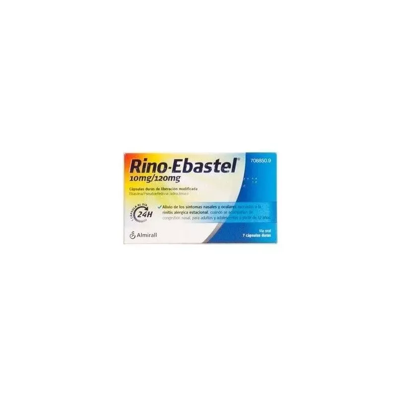 Rino Ebastel 10/120 Mg 7 Capsulas