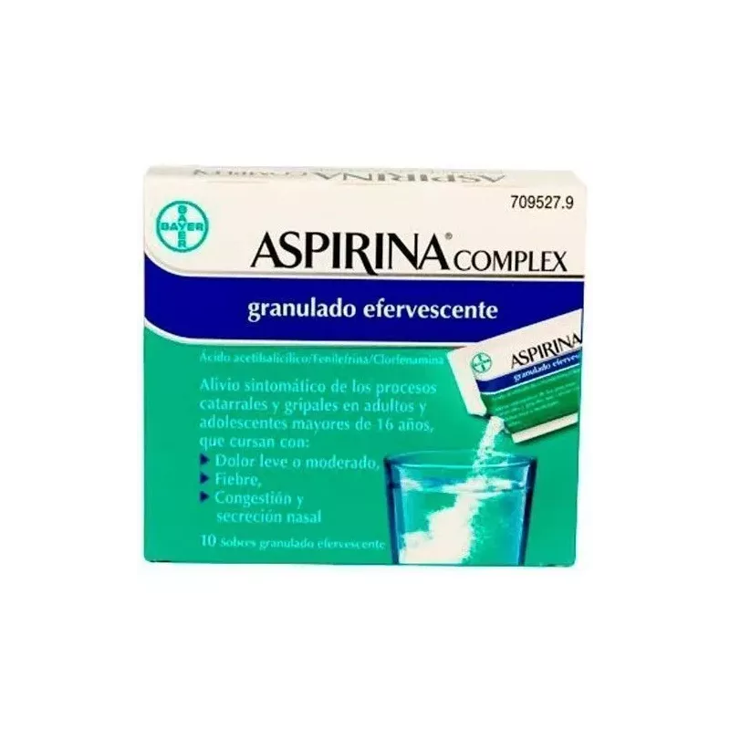 Aspirina Complex 10 Sobres Granulado Efervescente