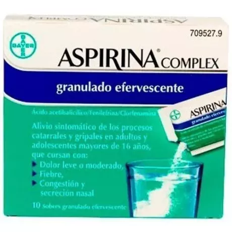 Aspirina Complex 10 Sobres Granulado Efervescente