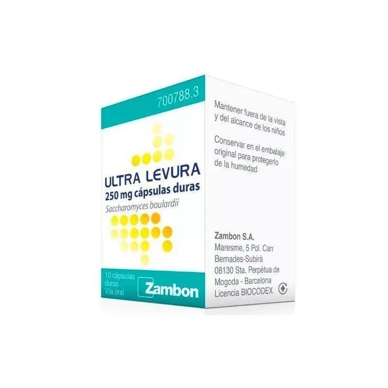 Ultra-Levura 250 Mg 10 Capsulas (Blister)