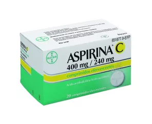 Aspirina C 400/240 Mg 10 Comprimidos Efervescentes
