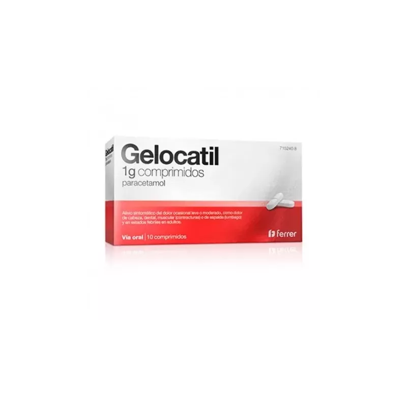 Gelocatil 1 G 10 Comprimidos