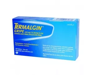Termalgin Gripe 650/4/10 Mg 10 Sobres Granulado Solucion Oral