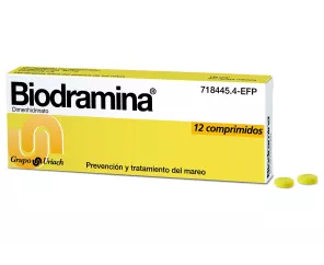 Biodramina 50 Mg 12 Comprimidos