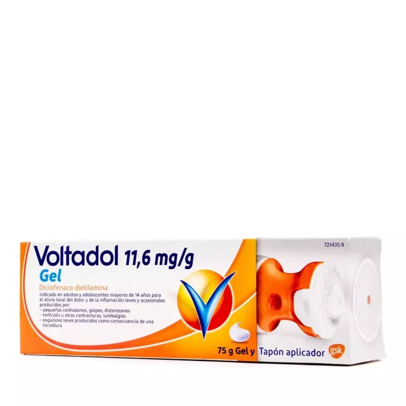 Voltadol 11,6 Mg/G Gel Cutaneo 1 Tubo 75 G (Con Tapon Apl