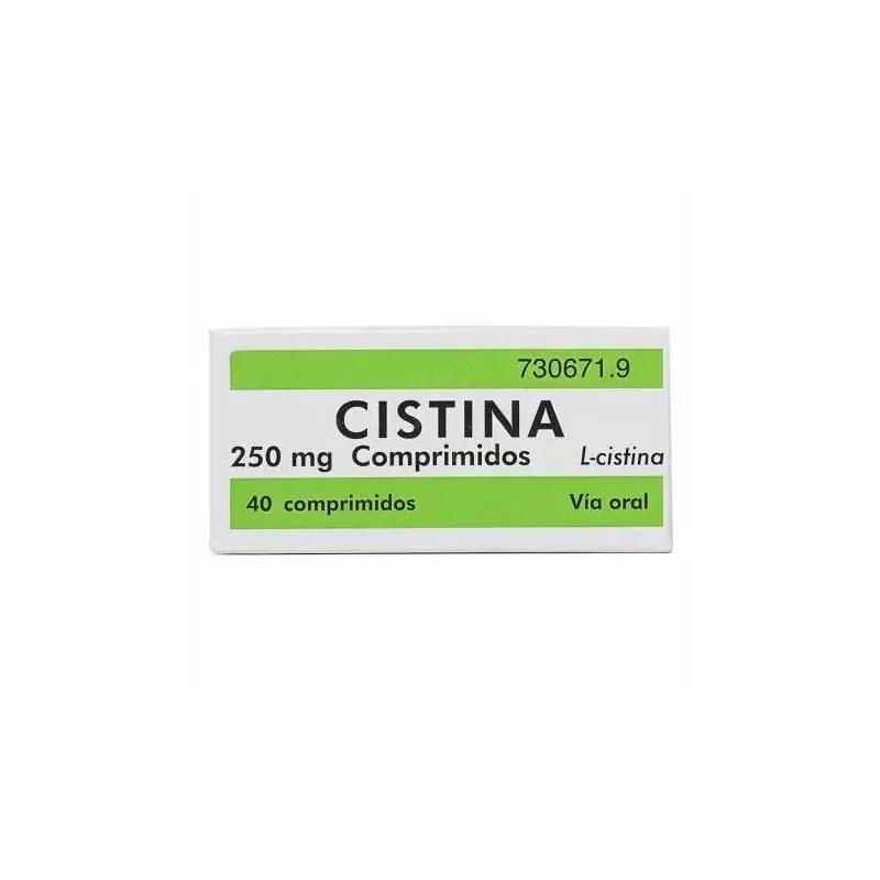 Cistina 250 Mg 40 Comprimidos