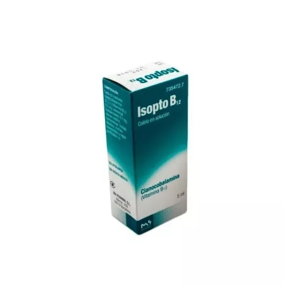 Isopto B 12 0.5 Mg/Ml Colirio 1 Frasco Solucion 5 Ml Isopto B 12 0.5 Mg/Ml Colirio 1 Frasco Solucion 5 Ml