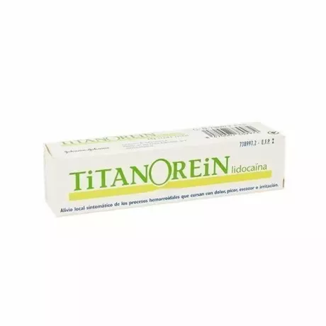 Titanorein Lidocaina Crema Rectal 20 G