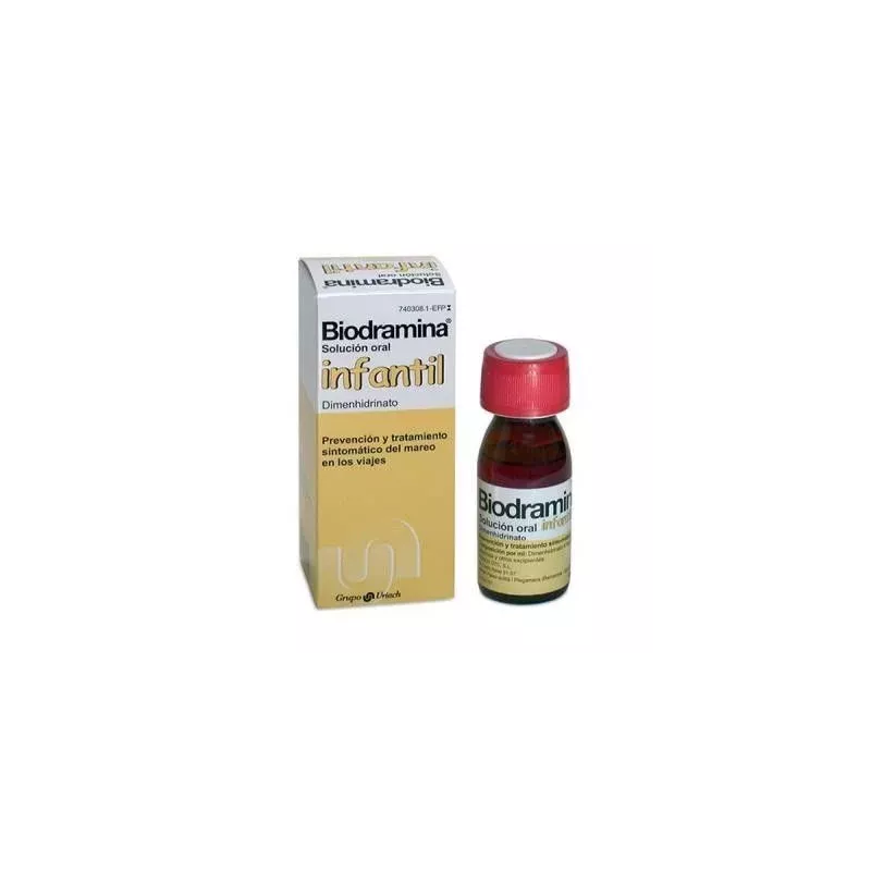 Biodramina Infantil 4 Mg/Ml Solucion Oral 60 Ml