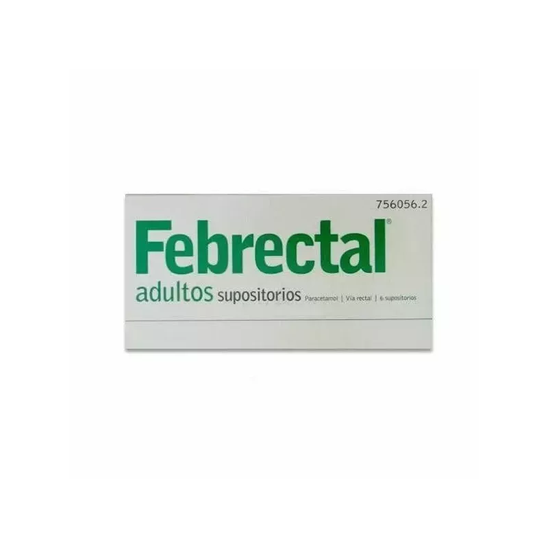 Febrectal Adultos 600 Mg 6 Supositorios