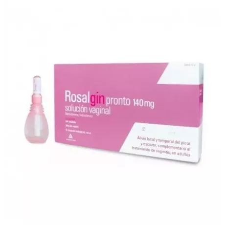 Rosalgin Pronto 140 Mg Solucion Vaginal 5 Unidosis 140 Ml