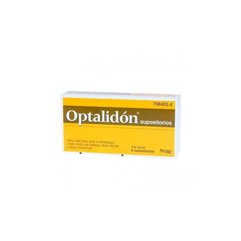 Optalidon 500 75 Mg 6 Supositoriosos Adultos