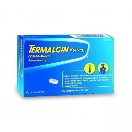 Termalgin 650 Mg 20 Comprimidos