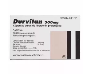 Durvitan Retard 300 Mg 10 Capsulas Liberacion Prolongada