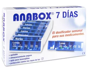 Comprar Pastillero Semanal Anabox | Farmacia24hbenimaclet.com
