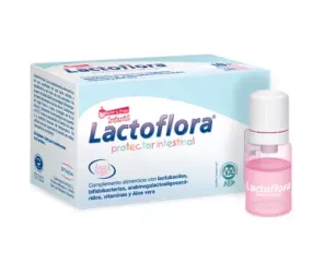 LACTOFLORA PROTECTOR INTESTINAL INFANTIL  10 VIALES SABOR FRESA