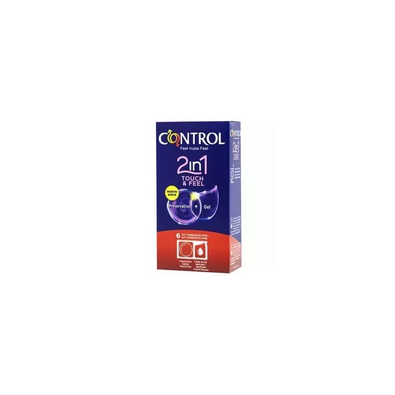 Control 2In1 Touch & Feel Preservativos 6 U