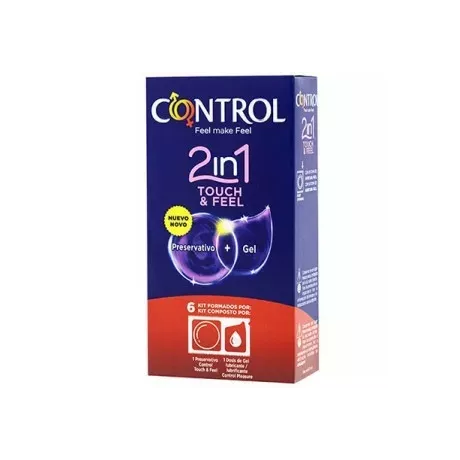 Control 2In1 Touch & Feel Preservativos 6 U