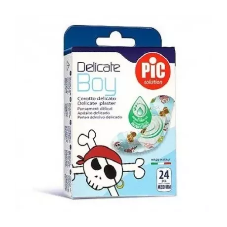 Pic Delicate Tnt Antibacteriano Kids Aposito Adhesivo Boy 19 X 72 Mm 24 Apositos