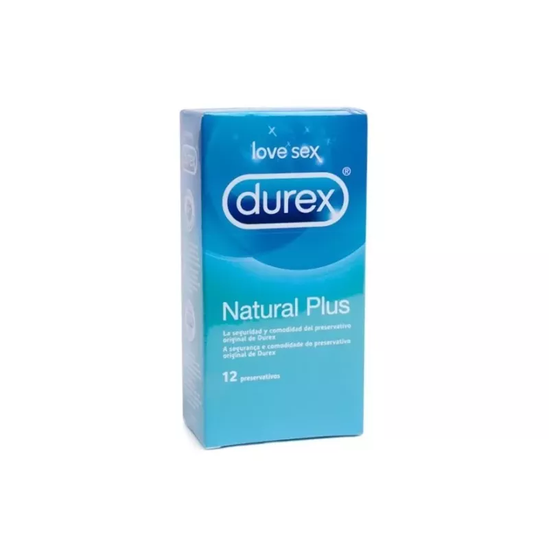 Durex Natural Plus Preservativos 12 Preservativos 2 Cajas