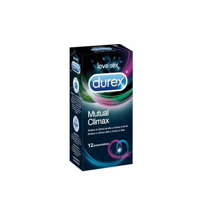 DUREX MUTUAL CLIMAX PRESERVATIVOS 12 UNIDADES