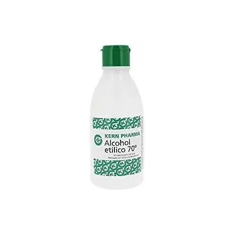 Alcohol 70º Kern Pharma 1 Frasco 250 Ml