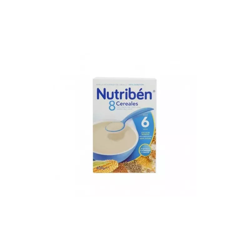 Papilla Nutriben 8 Cereales Digest 1 Envase 600 G