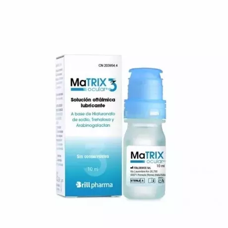 Matrix Ocular 3 Solucion Oftalmica Lubricante  1 Envase10 ML