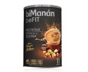 Bimanan Befit Proteina Batido 11 Batidos 330 G Sabor Cacao y Avellana