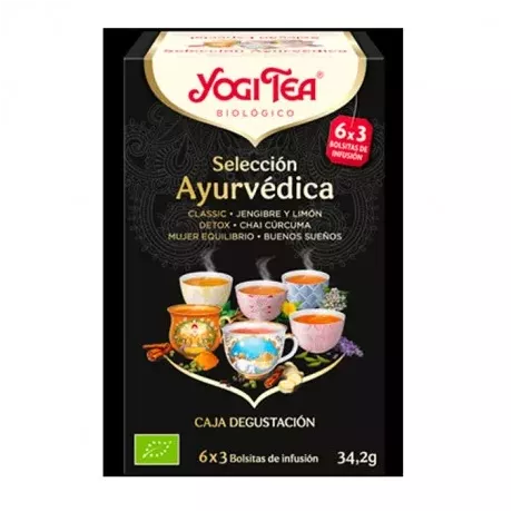 Selección Aturvédica 6X3 Bolsitas 34,2G YOGI TEA