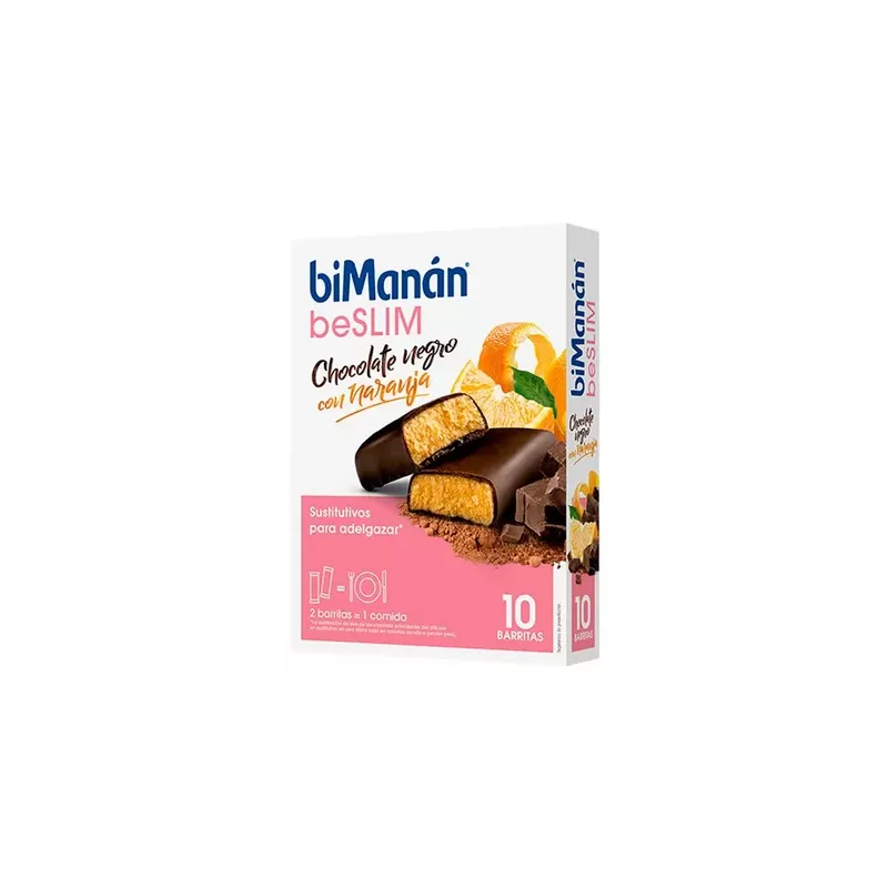 Bimanan Beslim Sustitutivo 10 Barritas 31 G Sabor Chocolate Naranja