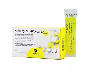 Megalevure 10 Sticks Sabor Platano