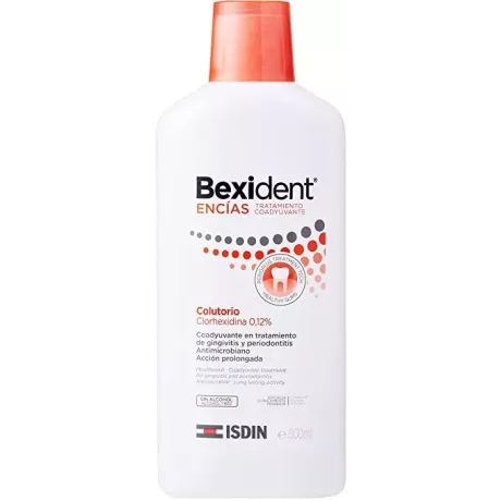 Bexident Encias Tratamiento Coadyuvante Clorhexidina 0,12% Colutorio 1 Envase 500 Ml