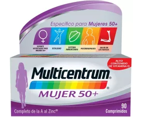 Multicentrum Mujer 50+ 90 Comprimidos | Farmacia24hbenimaclet.com