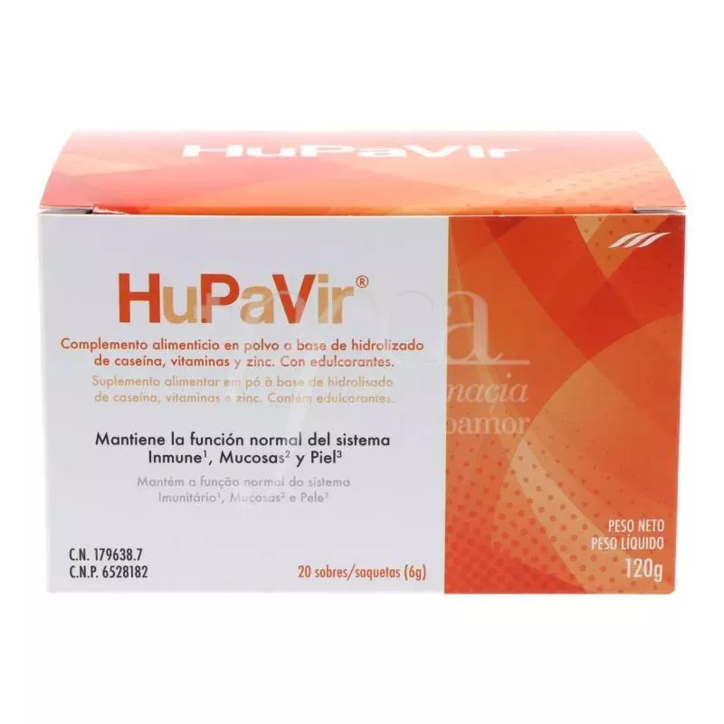 HUPAVIR  20 SOBRES 6 G