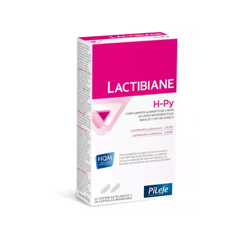 Lactibiane HPY 14 Cápsulas + 28 Cápsulas Marrones