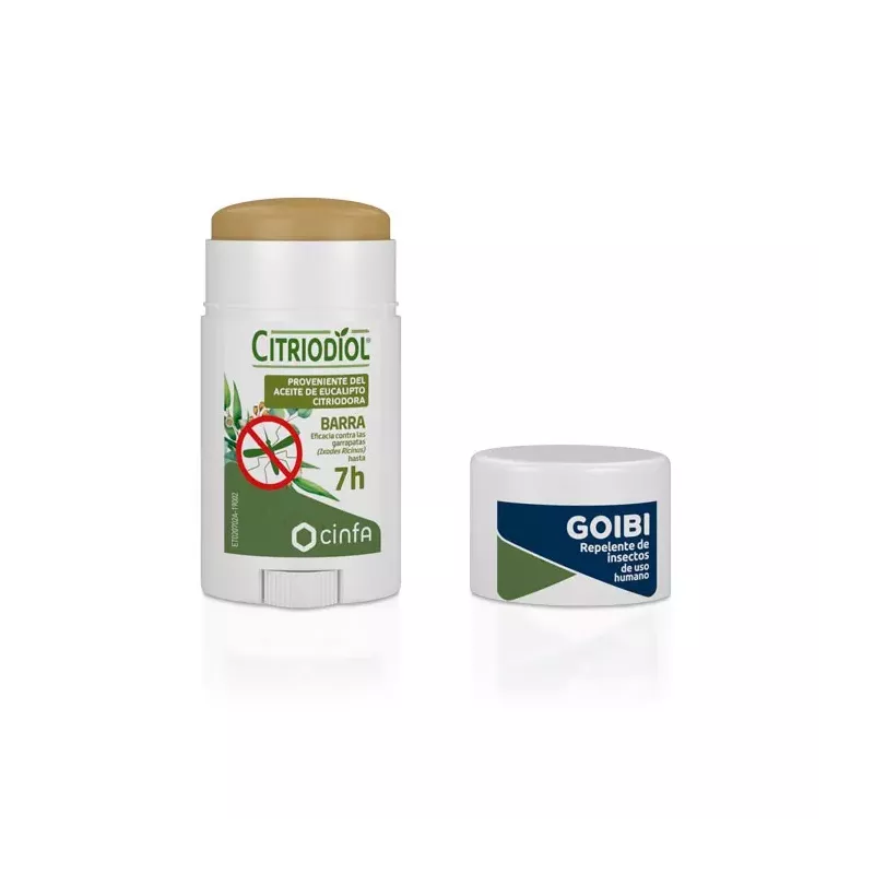 Goibi Antimosquitos Citriodiol Barra Uso Humano Repelente 1 Barra 50 Ml