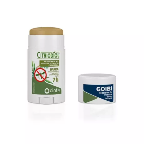 Goibi Antimosquitos Citriodiol Barra Uso Humano Repelente 1 Barra 50 Ml