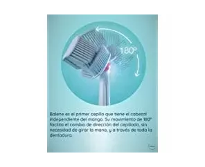 Cepillo Dental Adulto Balene 1 Unidad Medio Color Azul