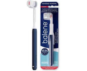 Cepillo Dental Adulto Balene 1 Unidad Medio Color Azul