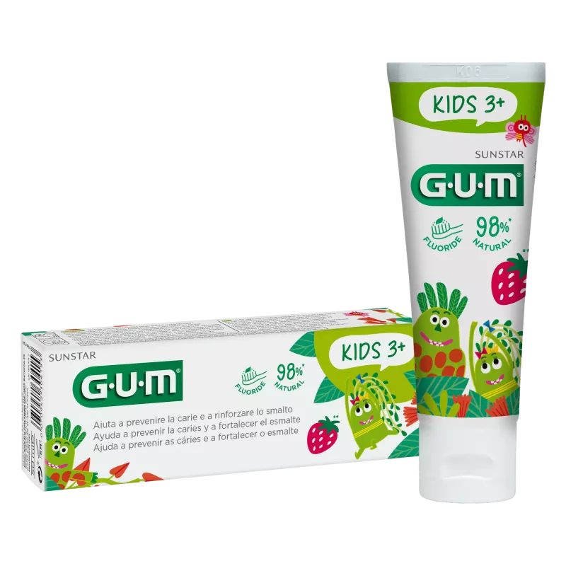 Pack Kids 3+ Gum Pasta + Cepillo + Mini Colutorio