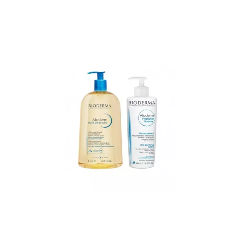 Pack Atoderm Baume 500Ml+Aceite 1L Bioderma