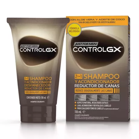 Control Gx Reductor De Canas 2 En 1 Champu Y Acondicionador 1 Envase 118 Ml