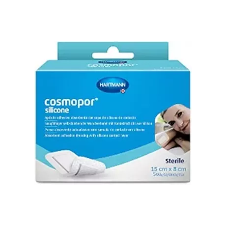 Cosmopor Silicone Apósito Estéril 5 Unidades 15 cm X 8 cm