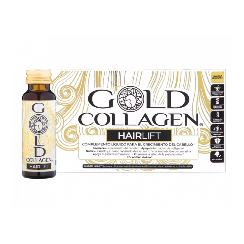 Gold Collagen Hairlift 10 Frascos 50 Ml