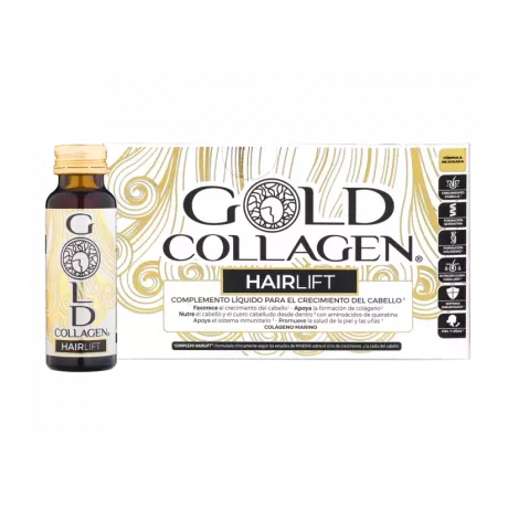 Gold Collagen Hairlift 10 Frascos 50 Ml