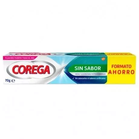 COREGA CREMA EXTRA FUERTE SIN SABOR ADHESIVO PROTESIS DENTAL 70 G