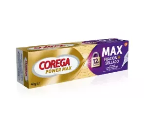 Corega Max Fijación + Sellado Adhesivo Prótesis Dental 40 G Sin Sabor