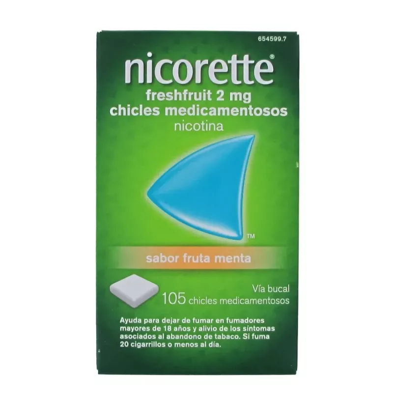 Nicorette Freshfruit 2 Mg 105 Chicles