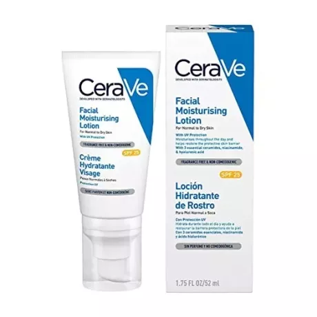 Cerave Locion Hidratante De Rostro Piel Normal SPF 25 1 Envase 52 Ml